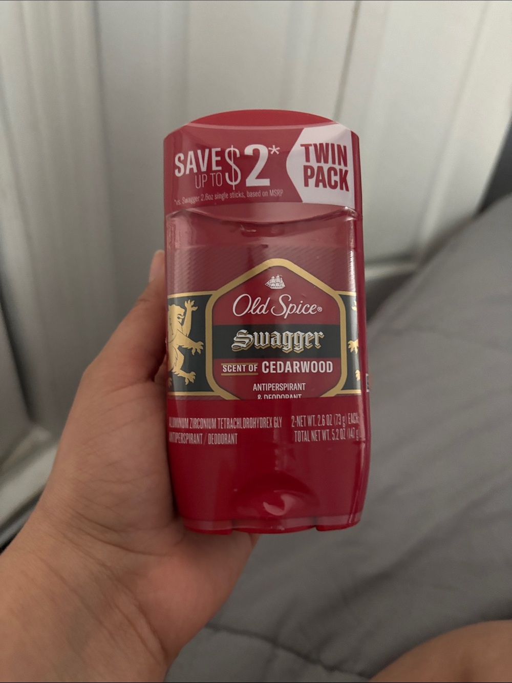 Old Spice Swagger Cedarwood Antiperspirant Deodorant - Red